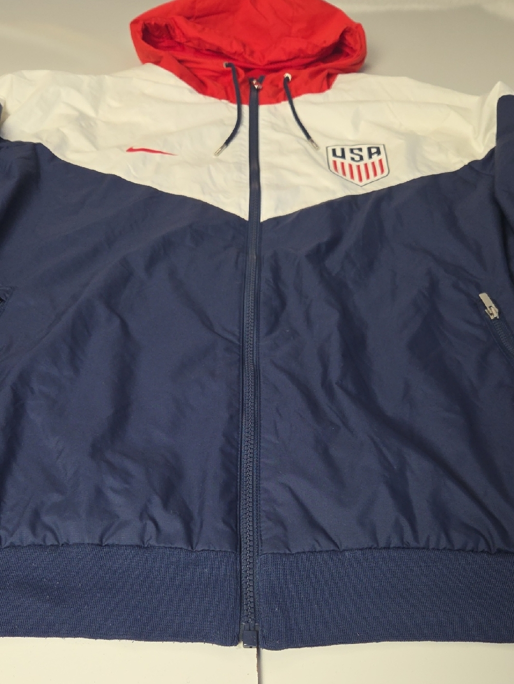 Nike Red White Navy USA Soccer Windrunner Star Track Jacket - Picture 4 of 16
